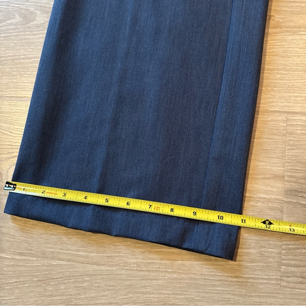 Blue Dress Pants W/Front Detail by Haver and Blair Sz S - Picture 8 of 10